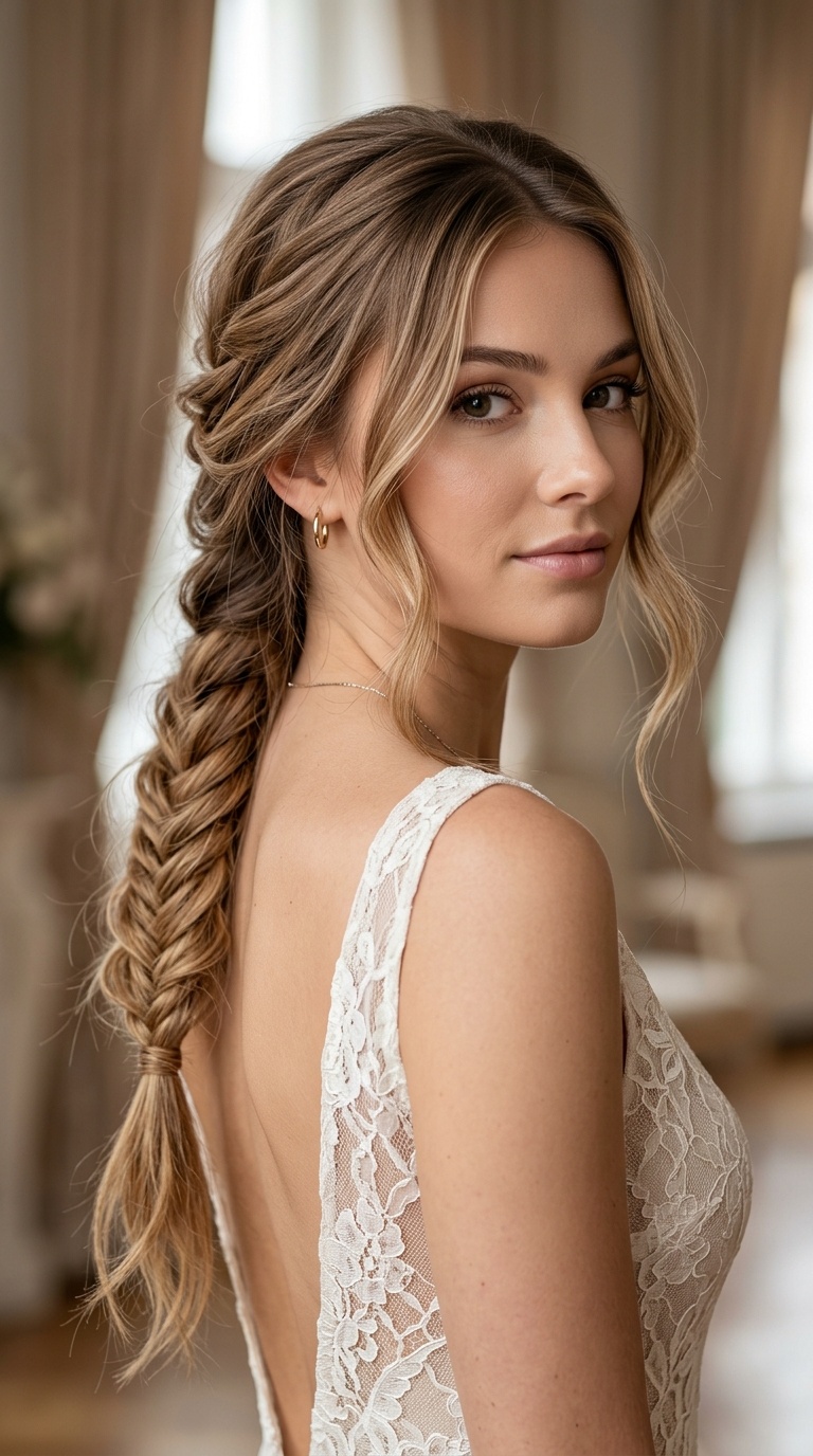 Loose Fishtail with Face-Framing Layers