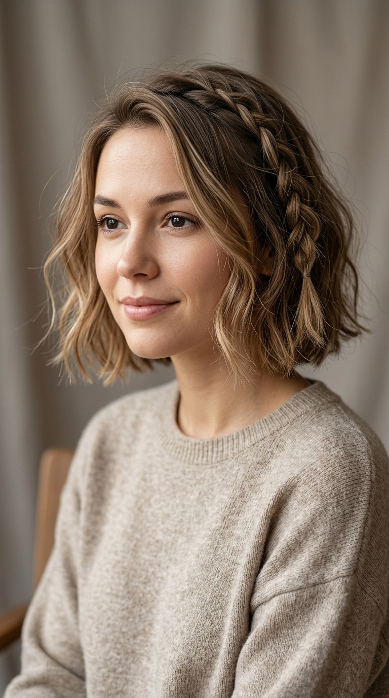 Loose French Braid Accents