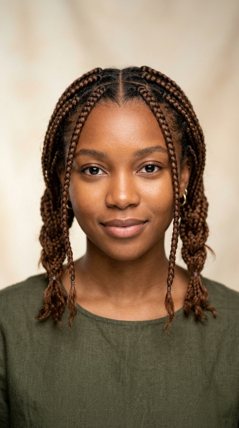 Loose Pigtail Braids
