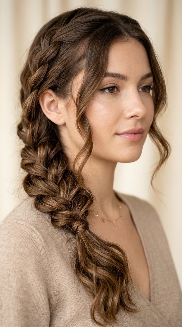 Loose Romantic Side Braid