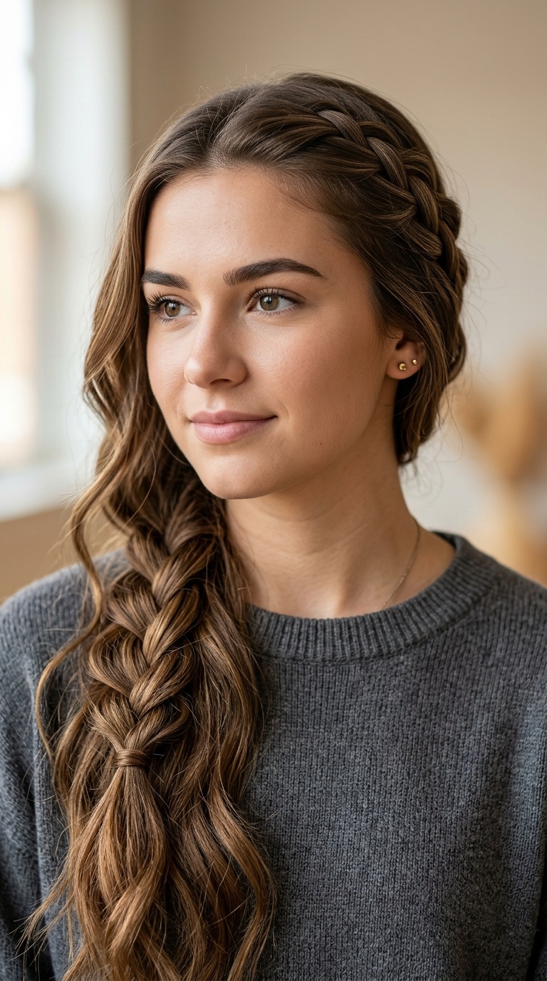 Loose Waterfall Braid