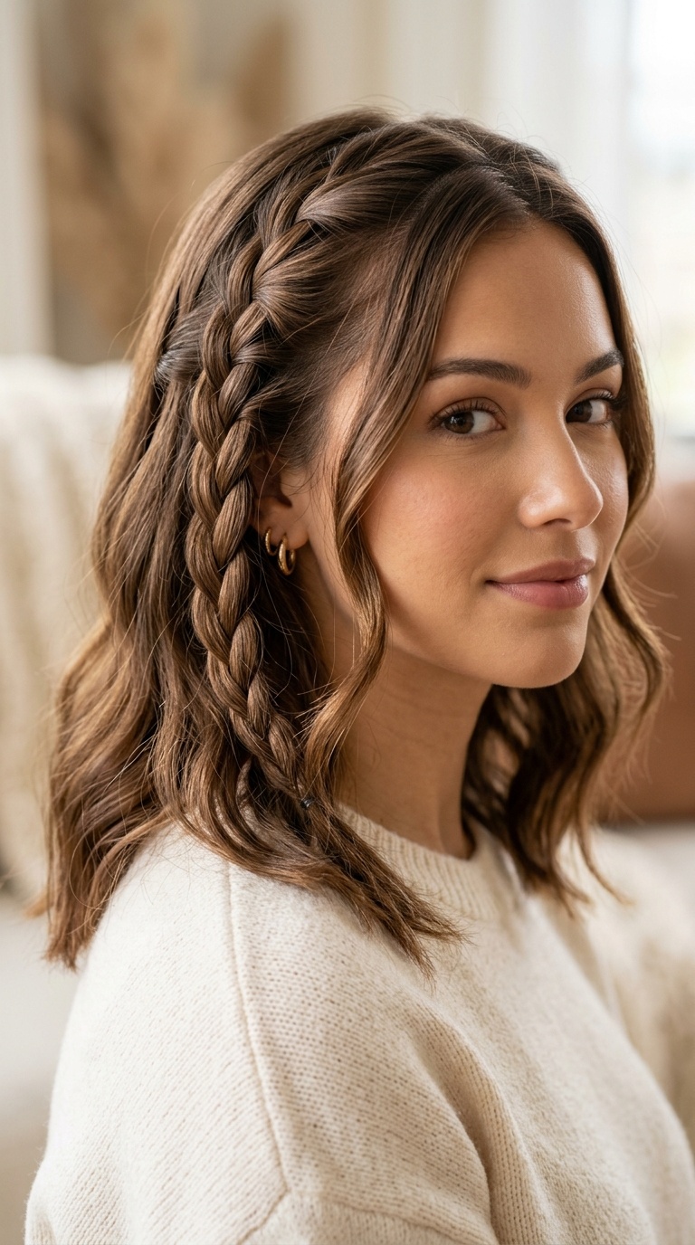 Loose Waterfall Braids