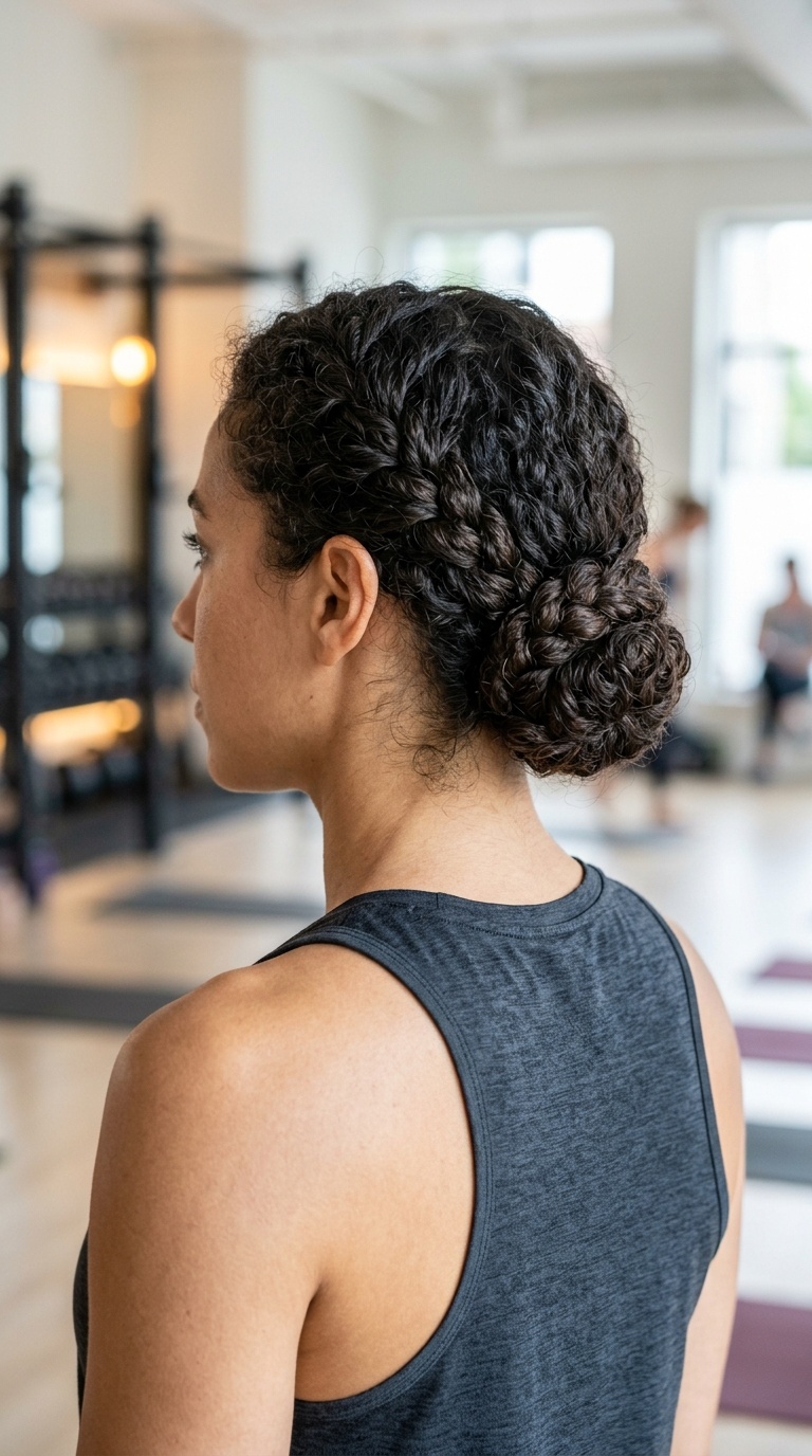 Low Braided Bun