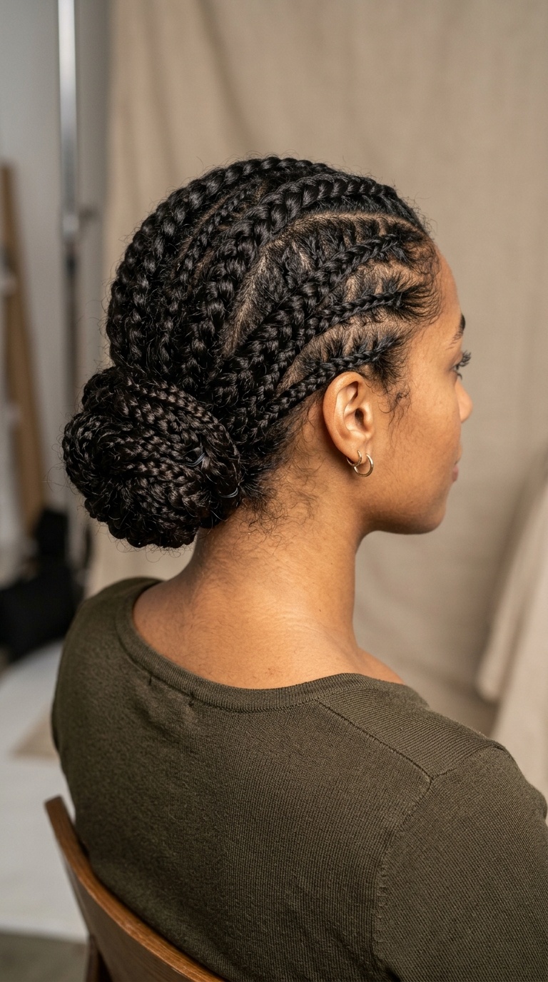 Low Braided Chignon