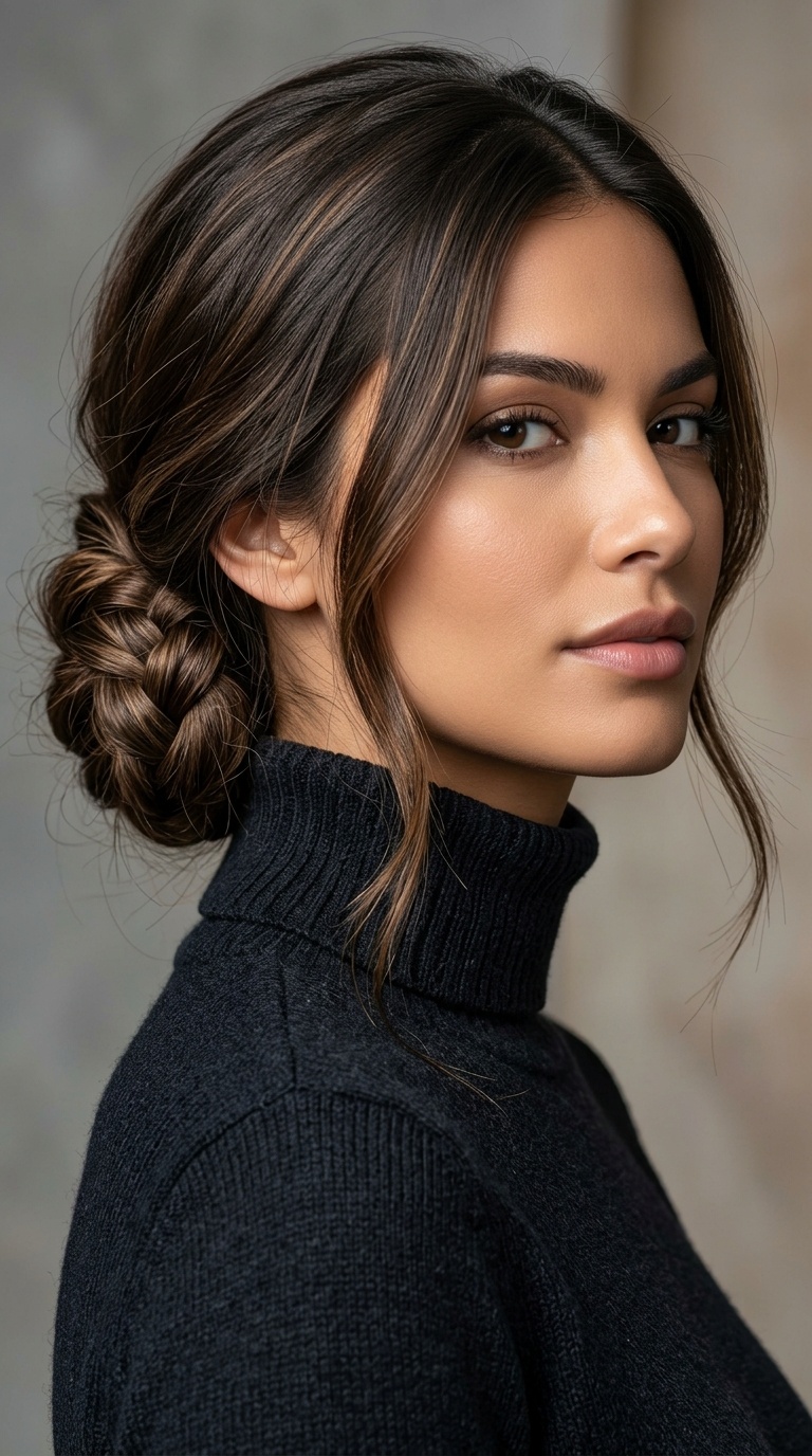 Low Braided Chignon