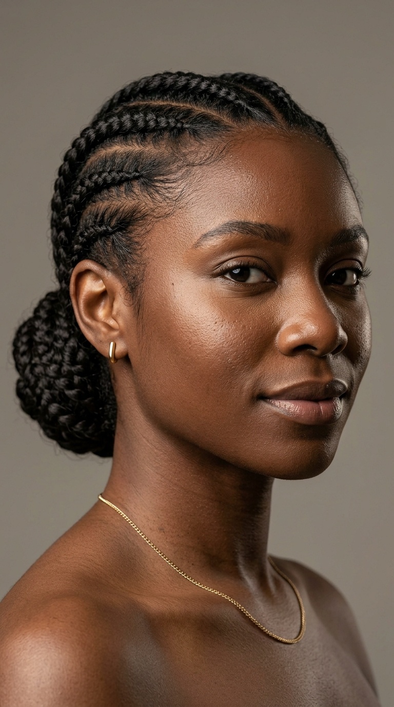 Low Bun Row Back Finish