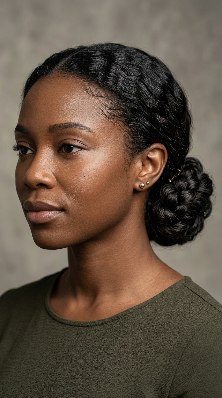 Low Chignon-Style Ponytail