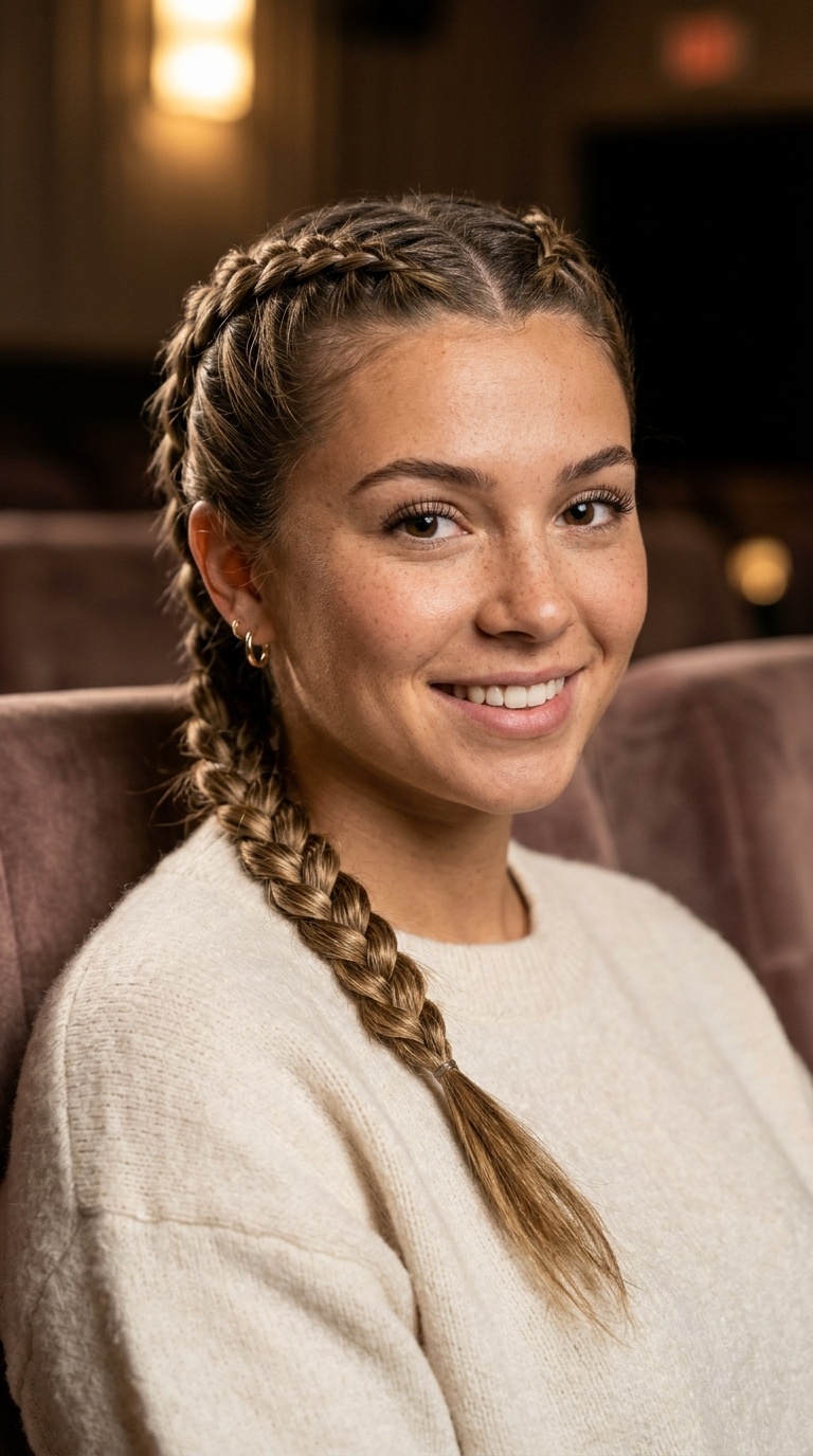 Low Dutch Braids