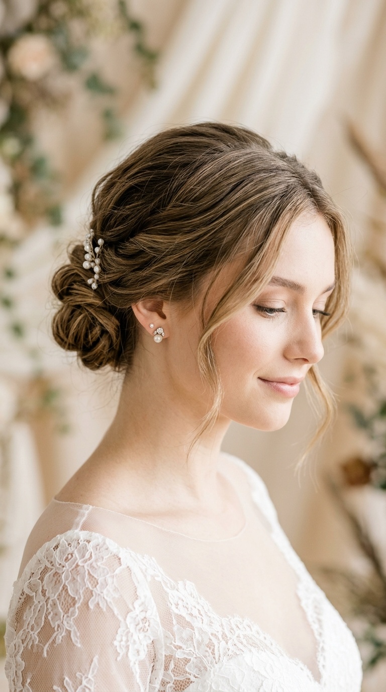 Low Faux Bun for Bobs