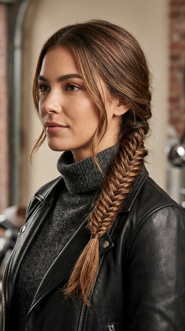 Low Fishtail Braid