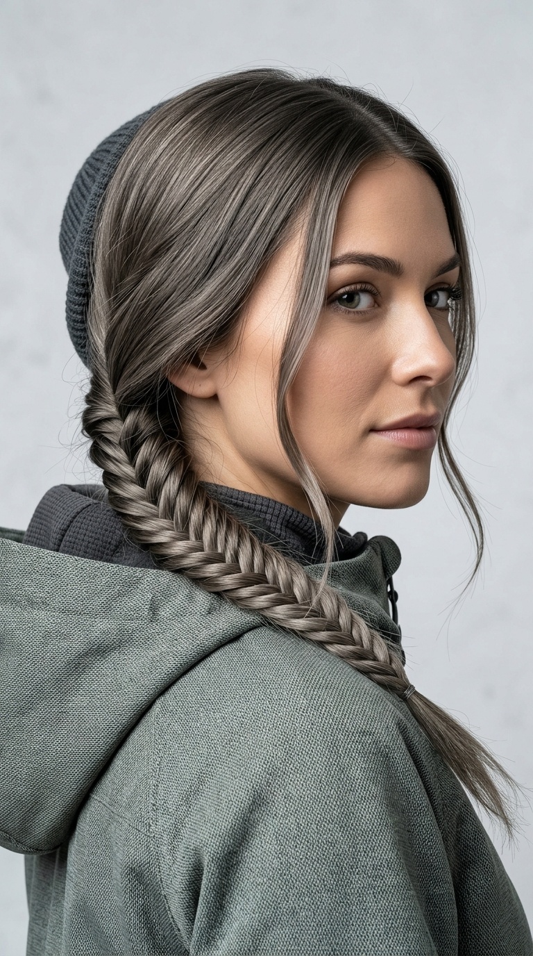 Low Fishtail Braid