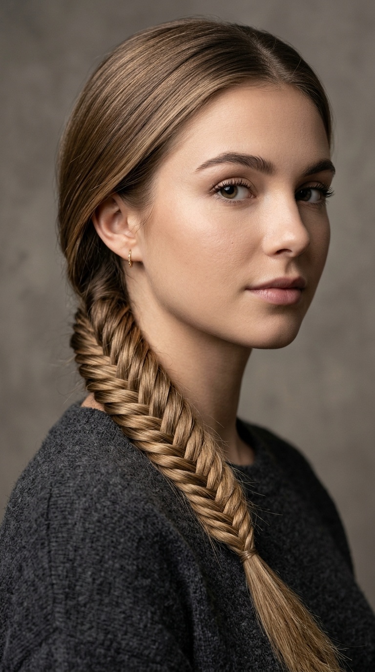 Low Fishtail Braid