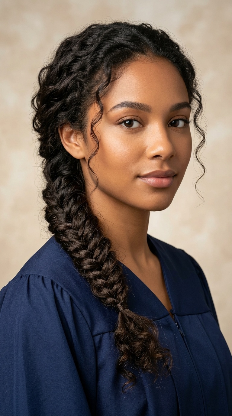 Low Fishtail Braid