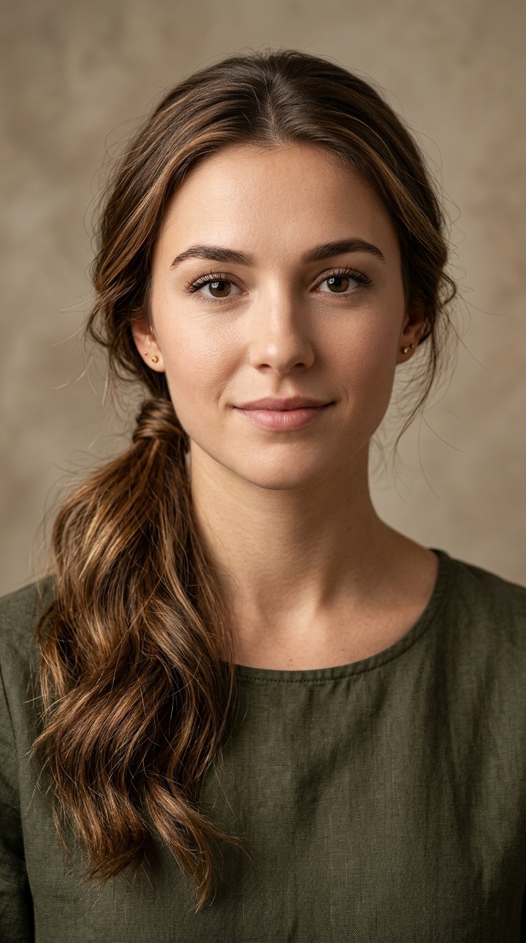 Low Loose Ponytail