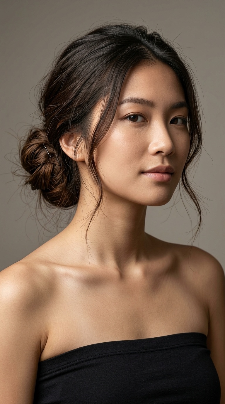 Low Messy Bun