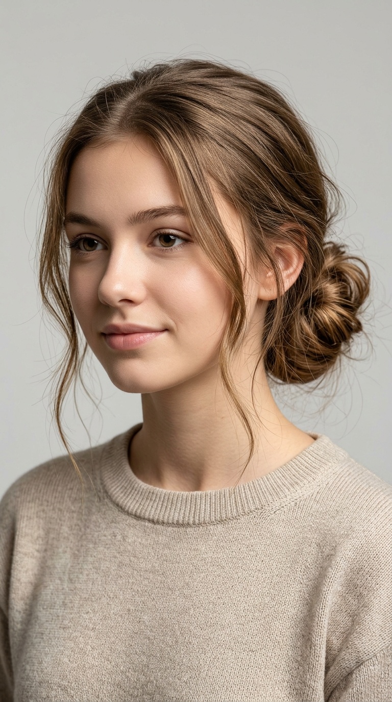 Low Messy Bun