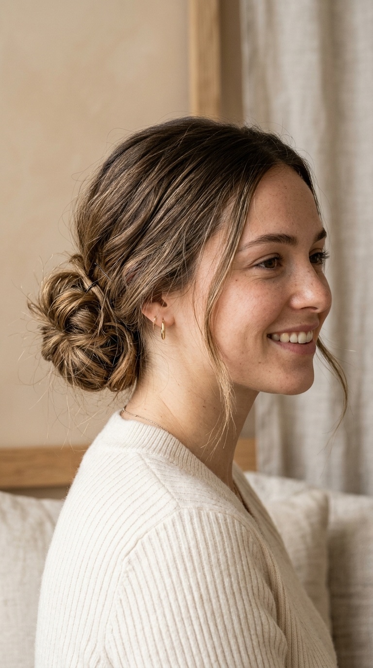 Low Messy Bun