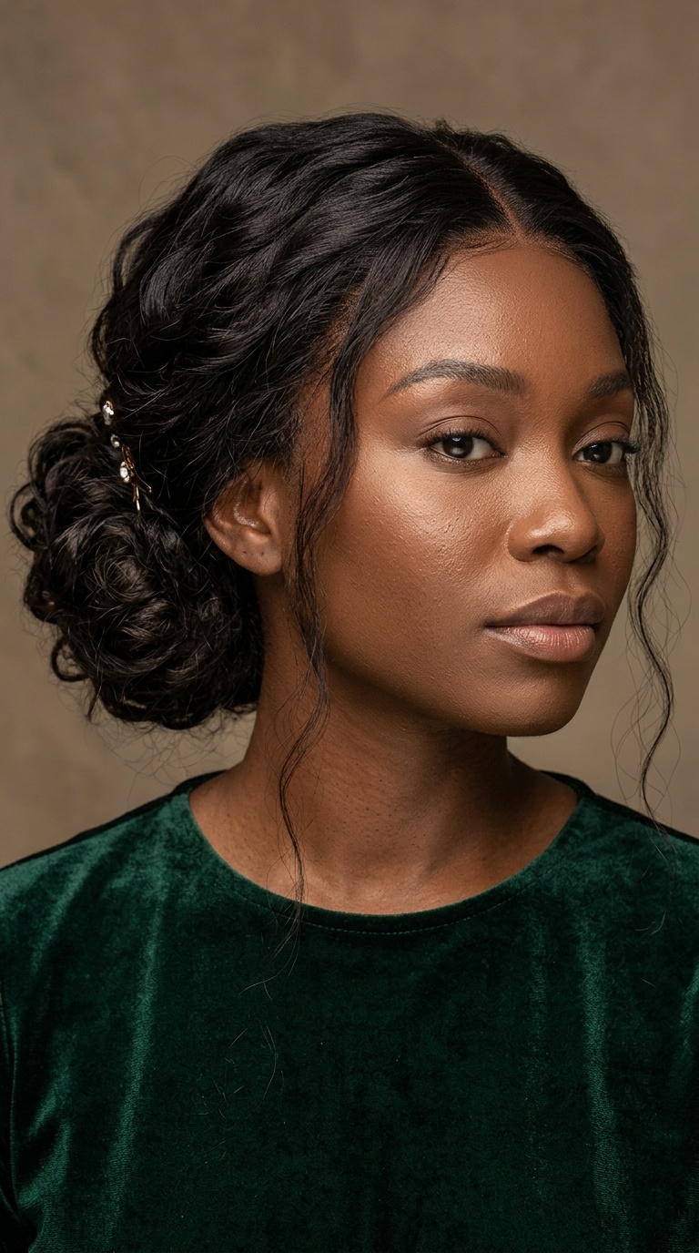 Low Messy Chignon