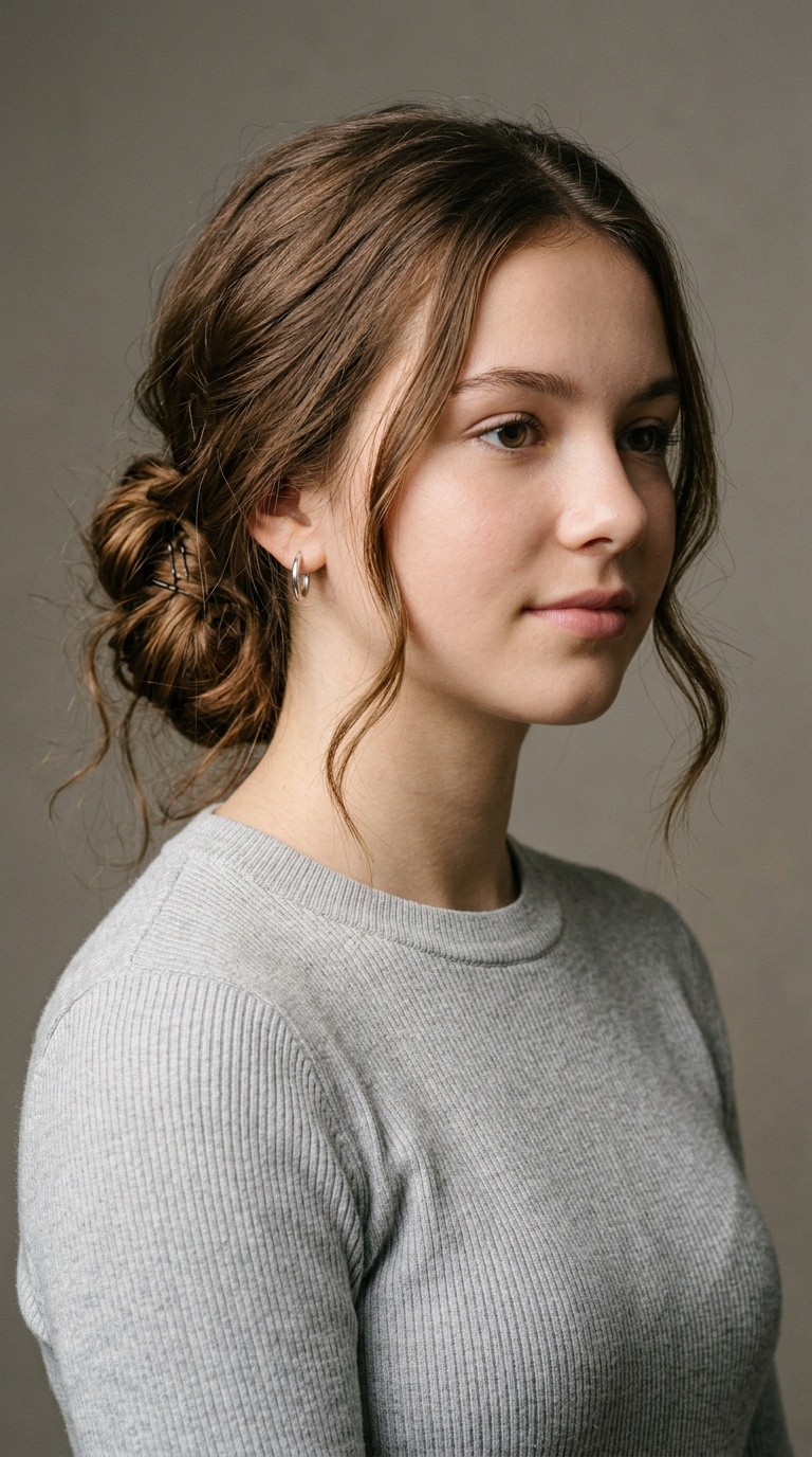 Low Messy Chignon