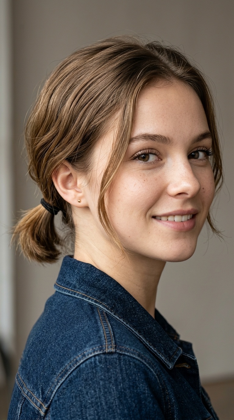 Low Micro-Ponytail