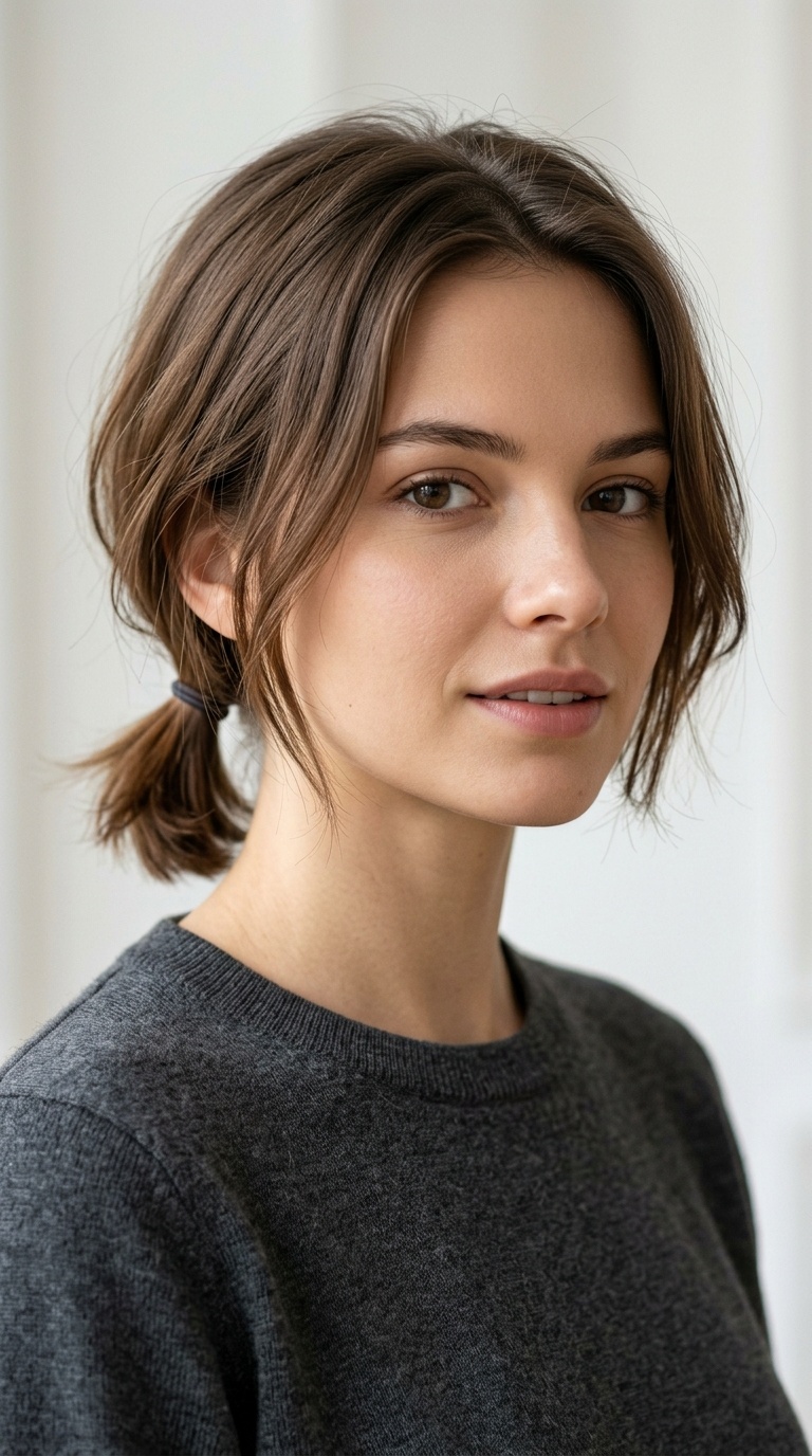 Low Mini Ponytail