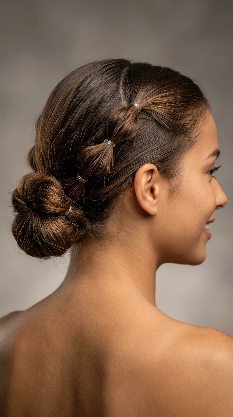 Low Nape Bubble Bun