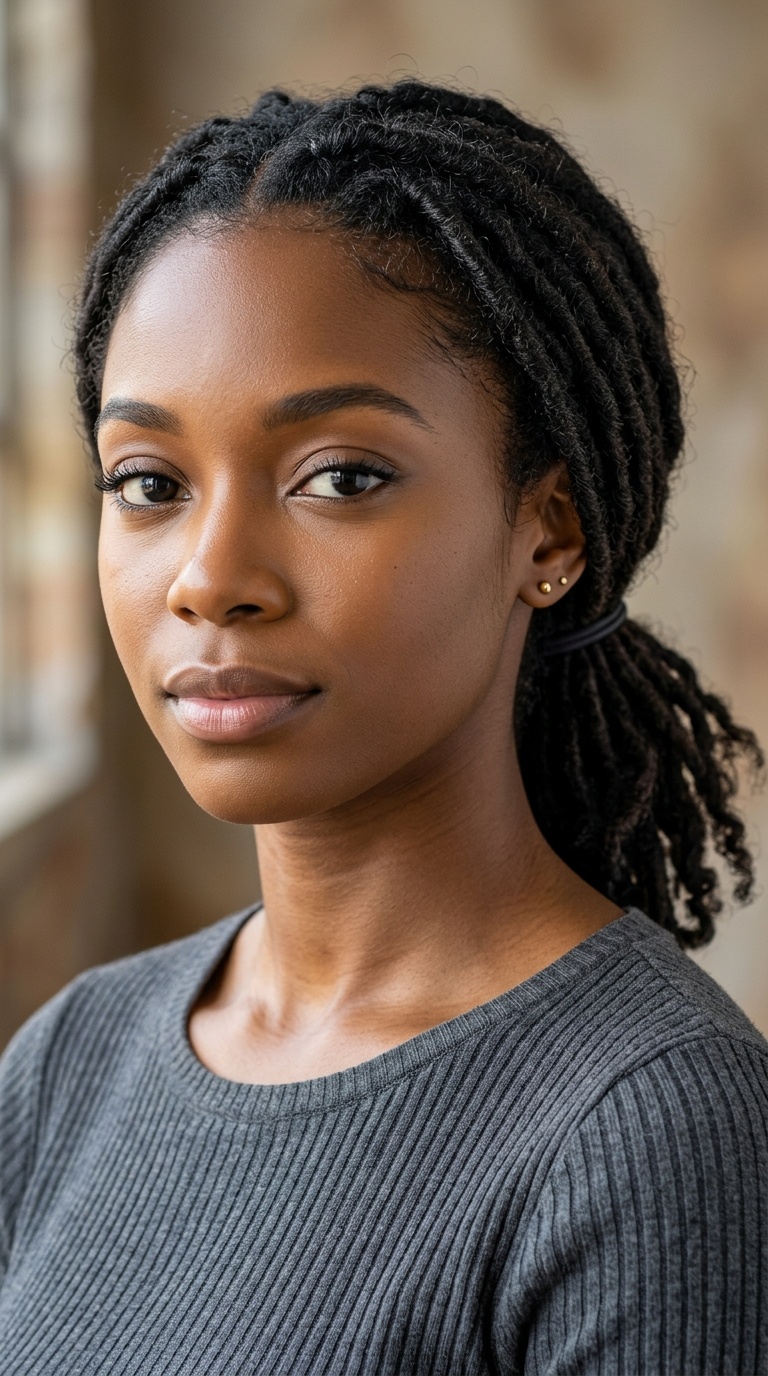 Low Nape Ponytail