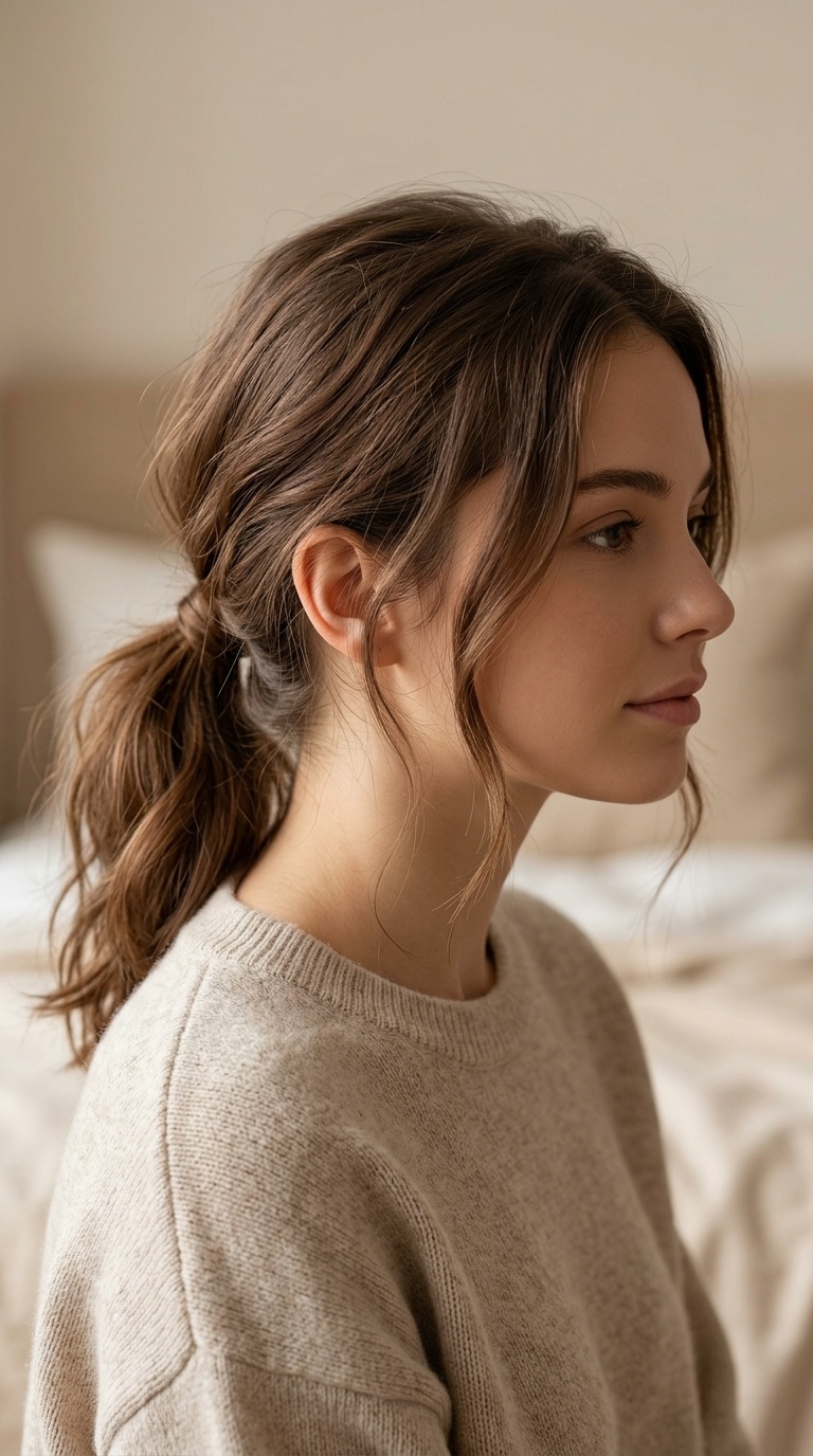 Low Nape Ponytail
