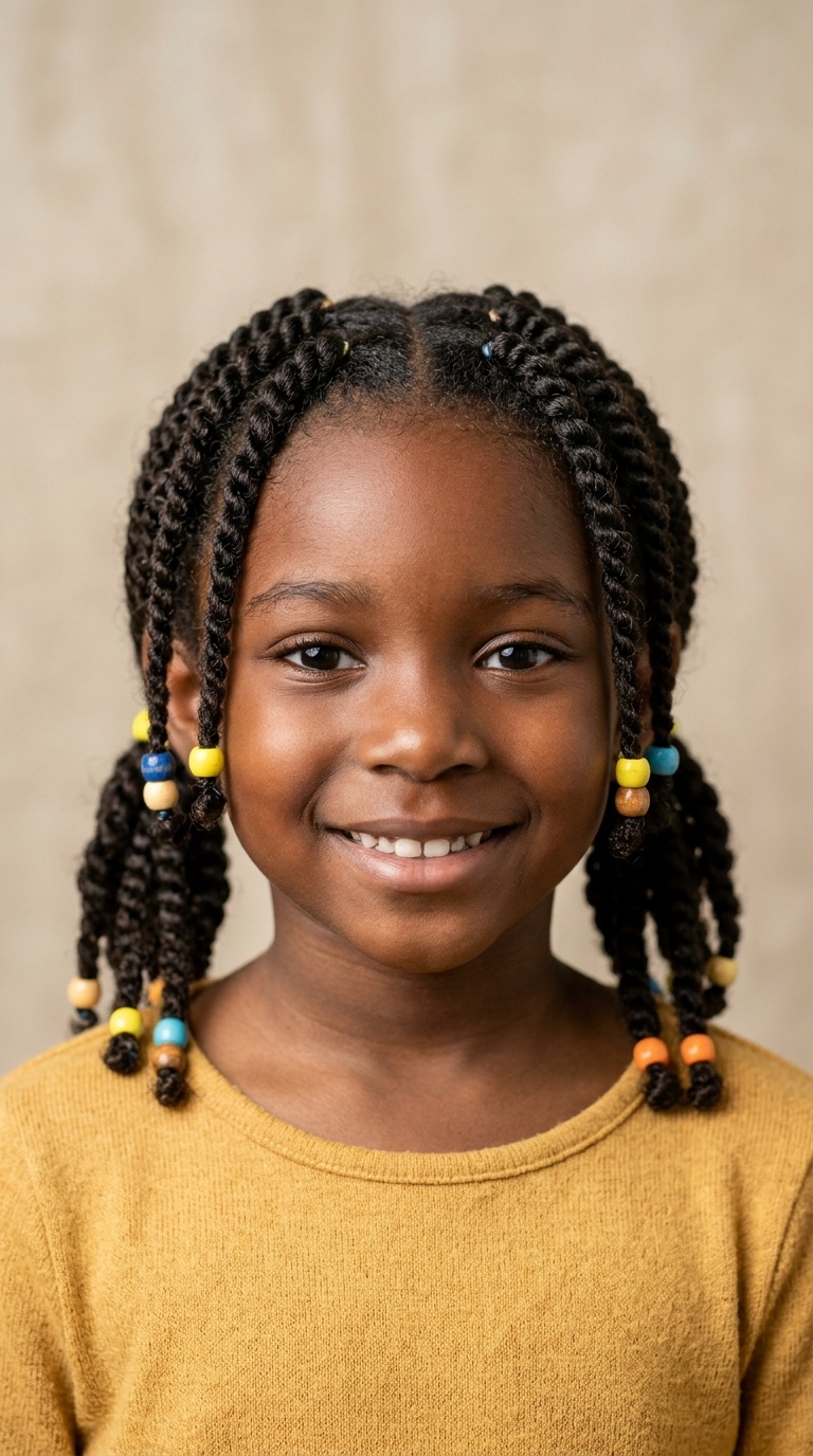 Low Pigtail Twists