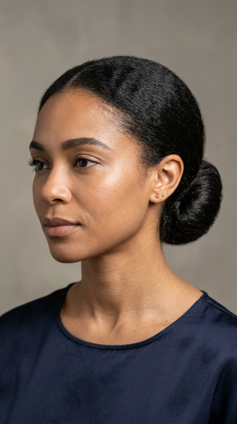 Low Polished Chignon