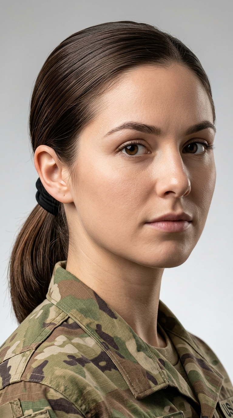 Low Ponytail with Regulations