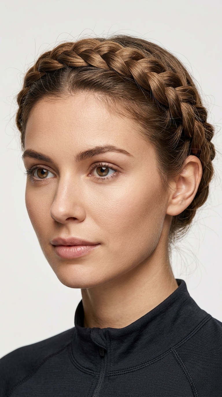 Low Profile Crown Braid