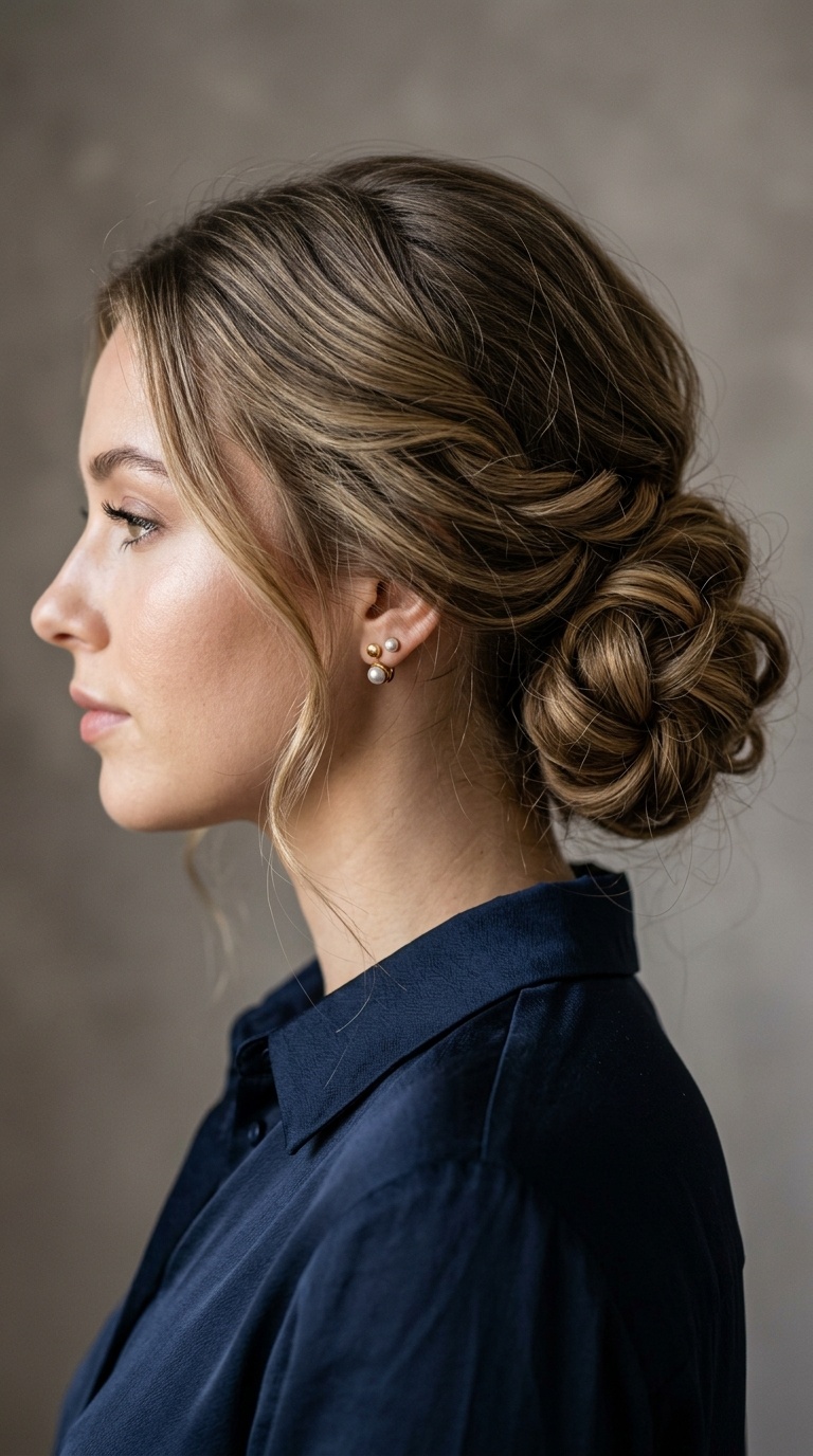 Low Romantic Chignon