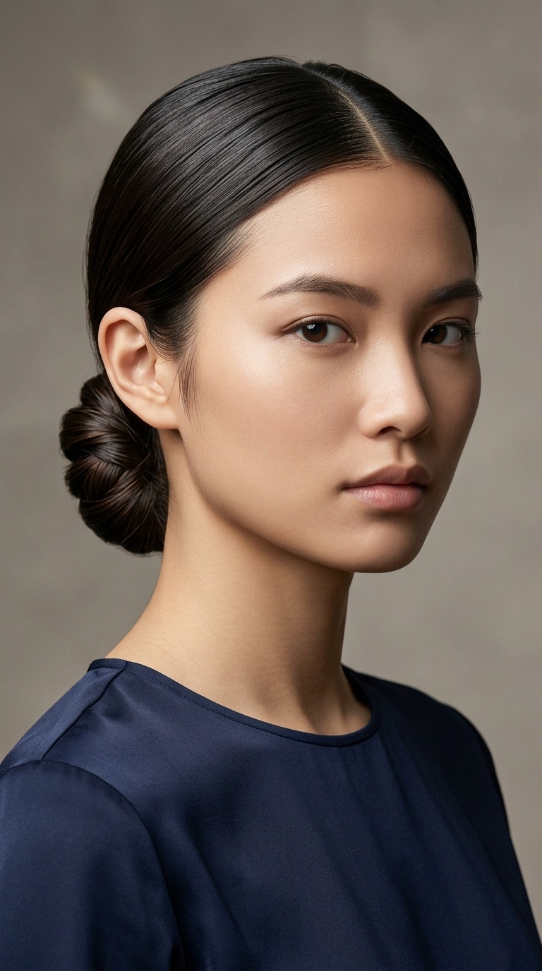 Low Sleek Back Knot