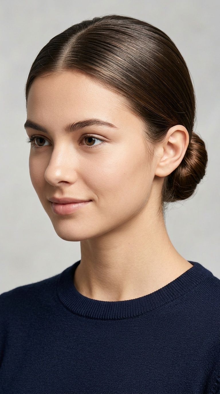 Low Sleek Bun