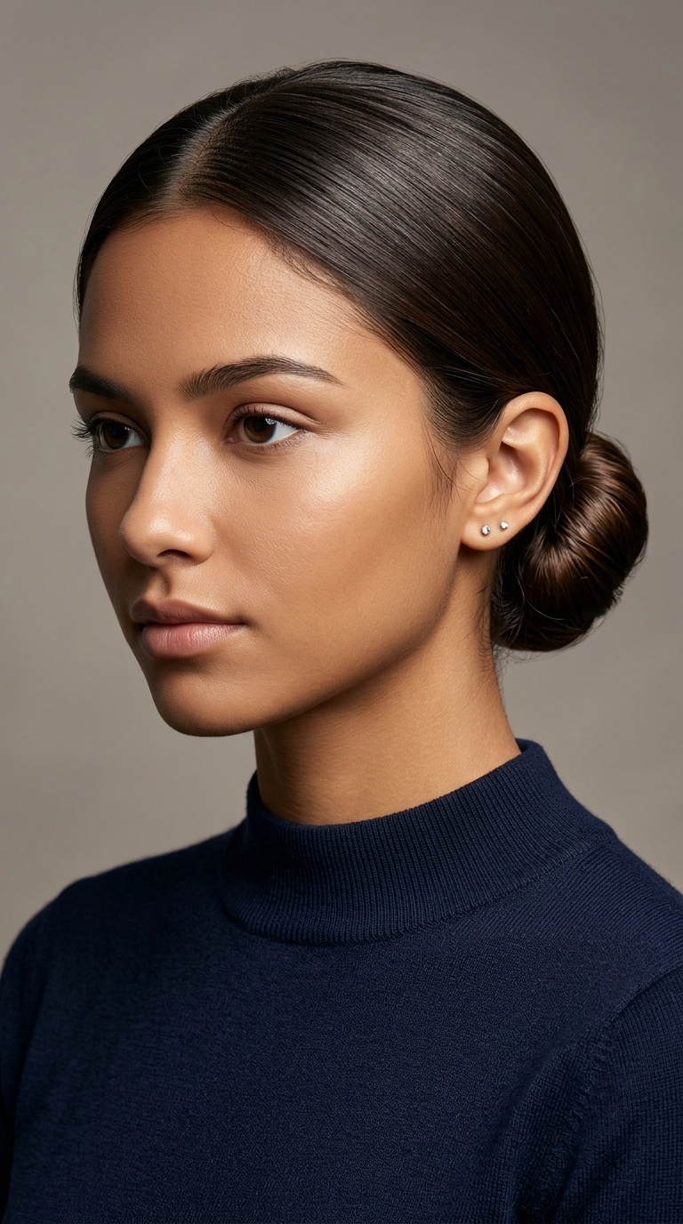 Low Sleek Bun