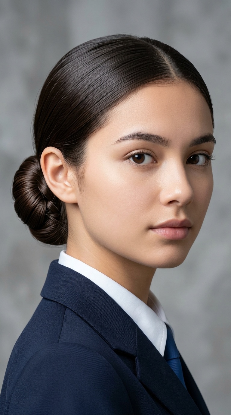 Low Sleek Bun