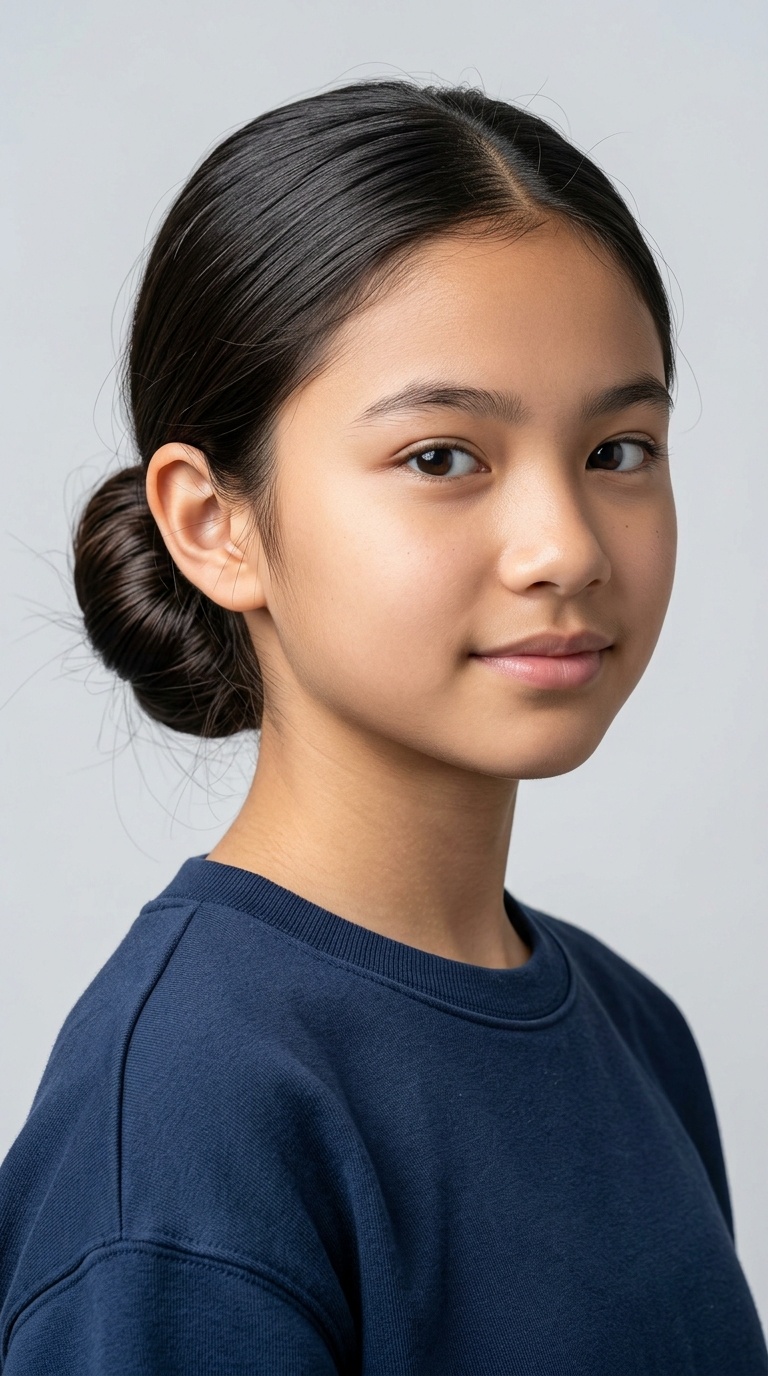Low Sleek Bun