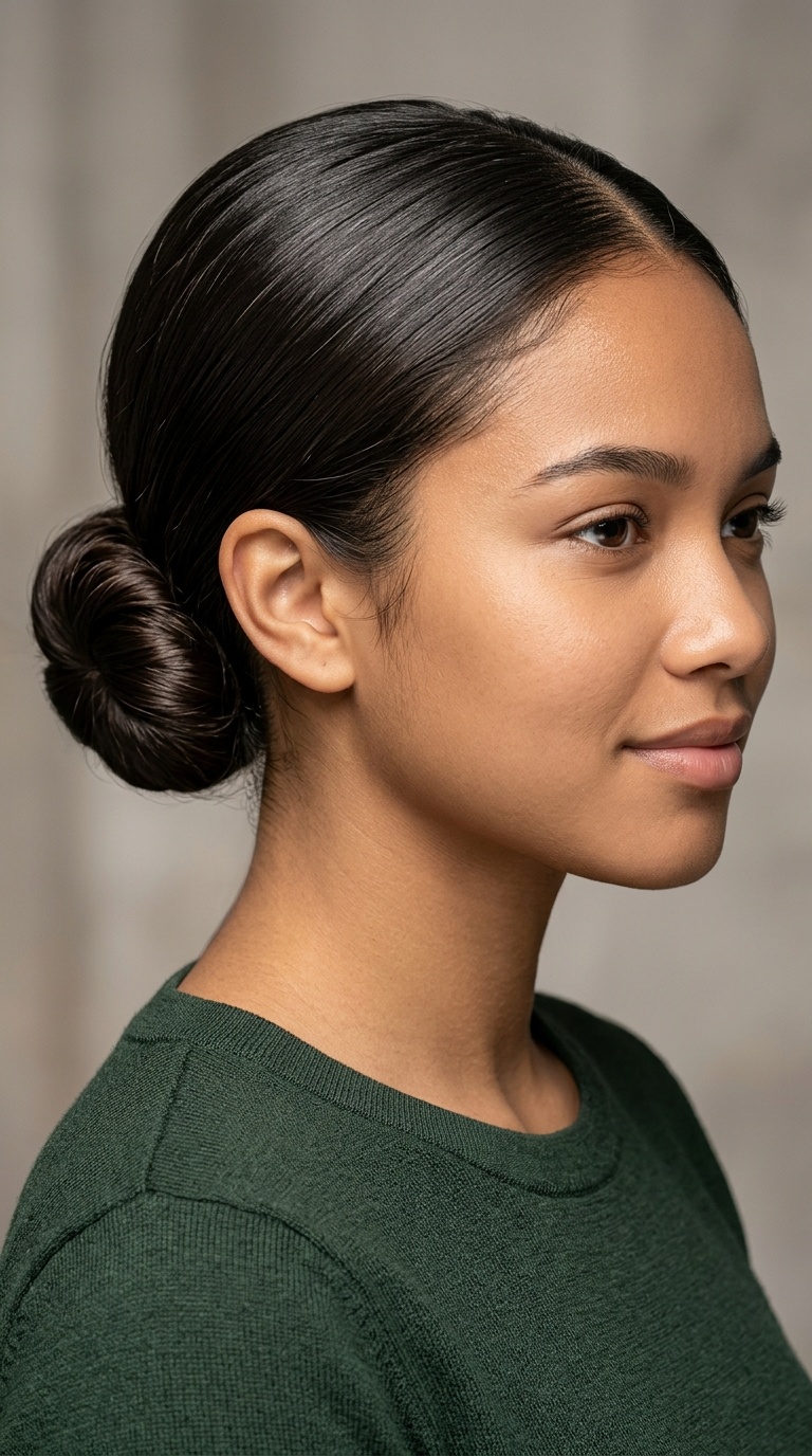 Low Sleek Bun