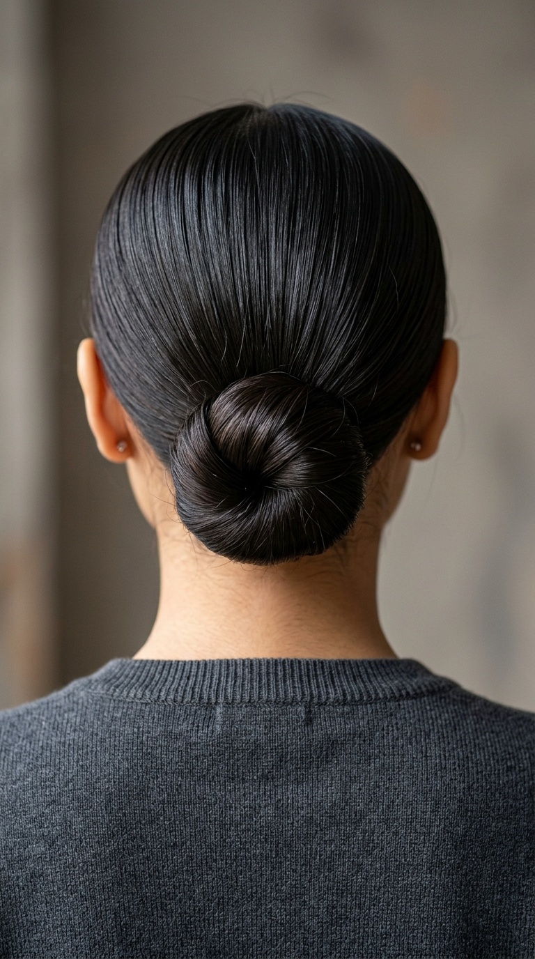 Low Sleek Bun