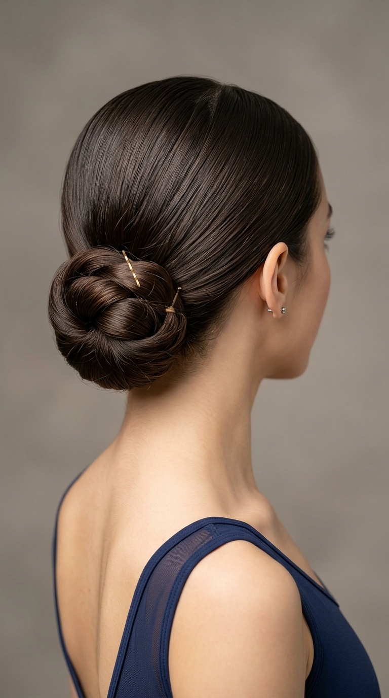 Low Sleek Chignon
