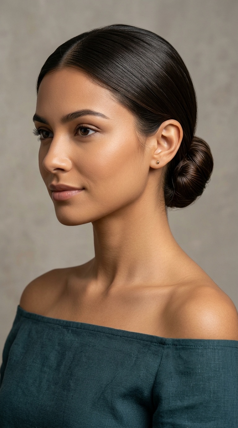Low Sleek Chignon