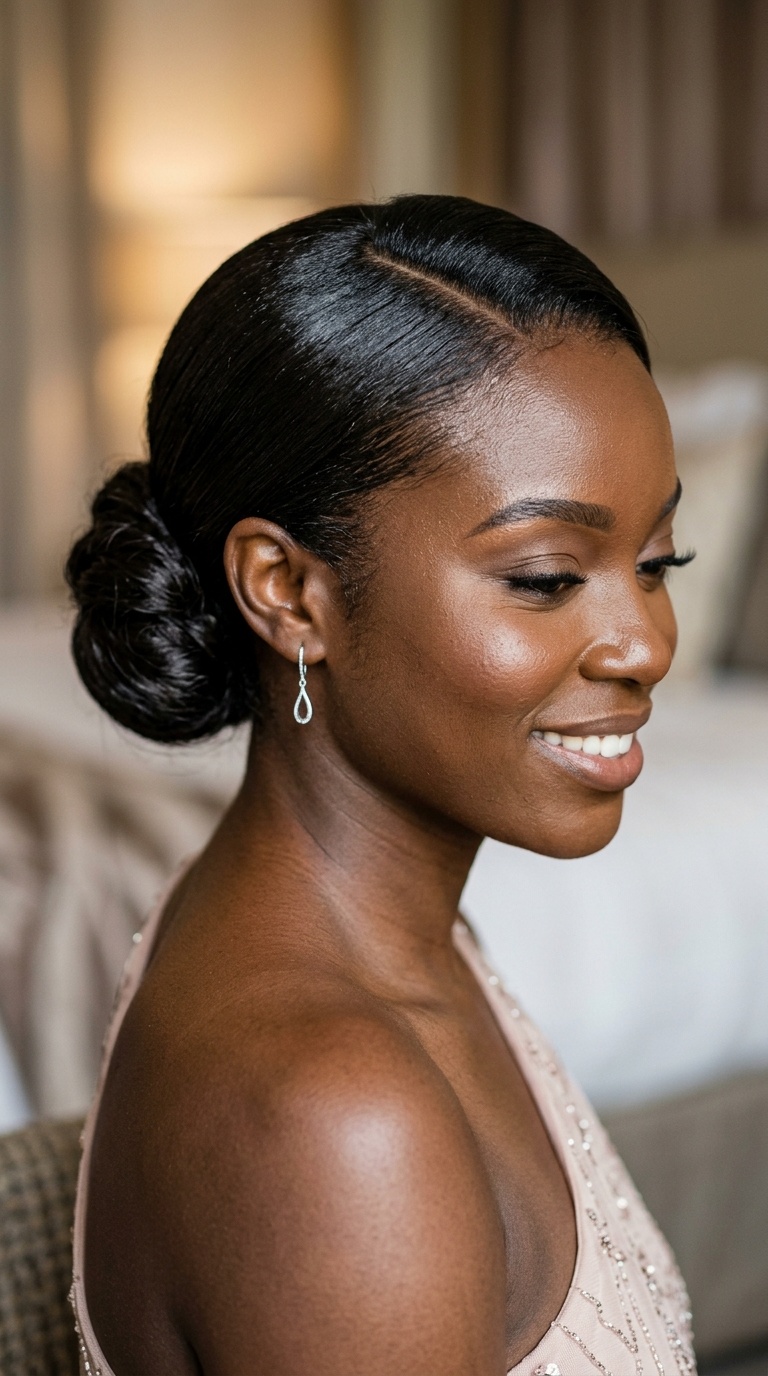 Low Sleek Chignon