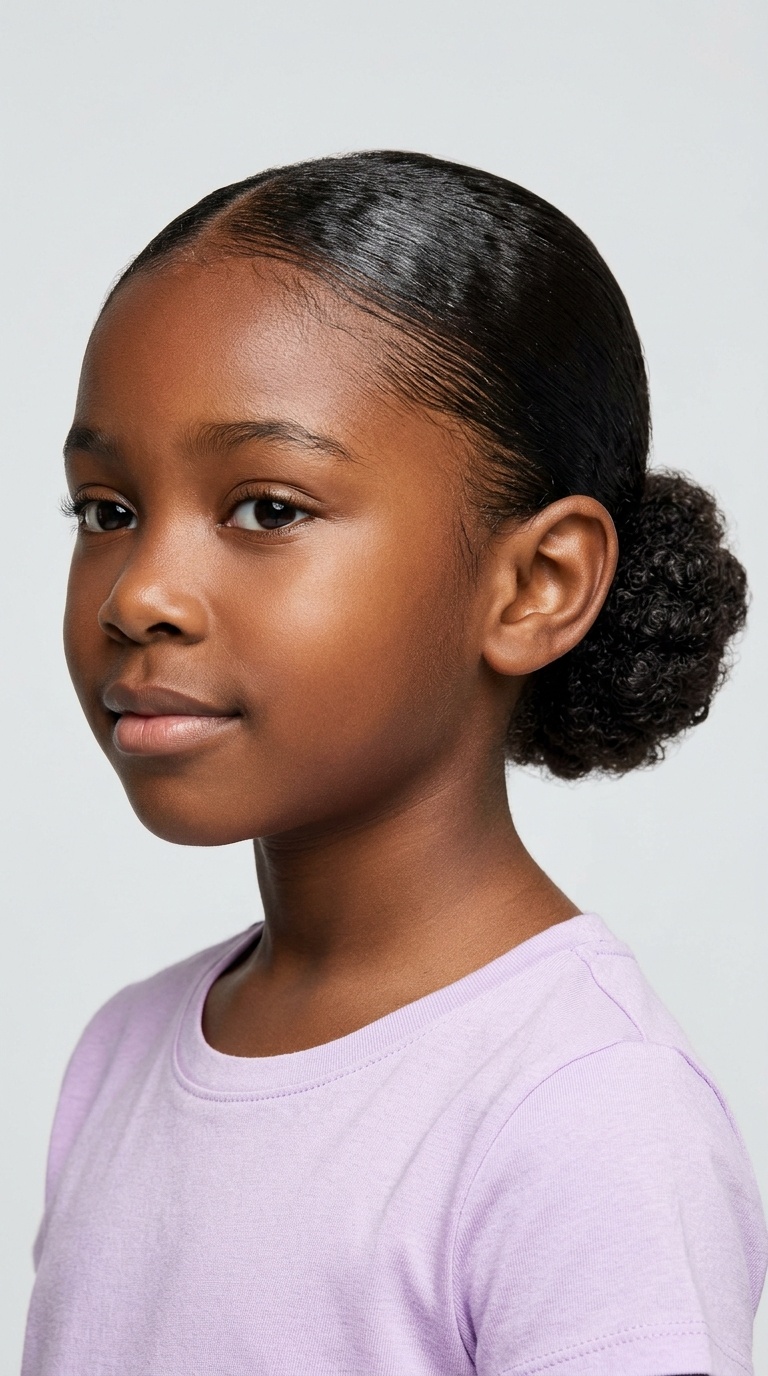 Low Sleek Nape Puff