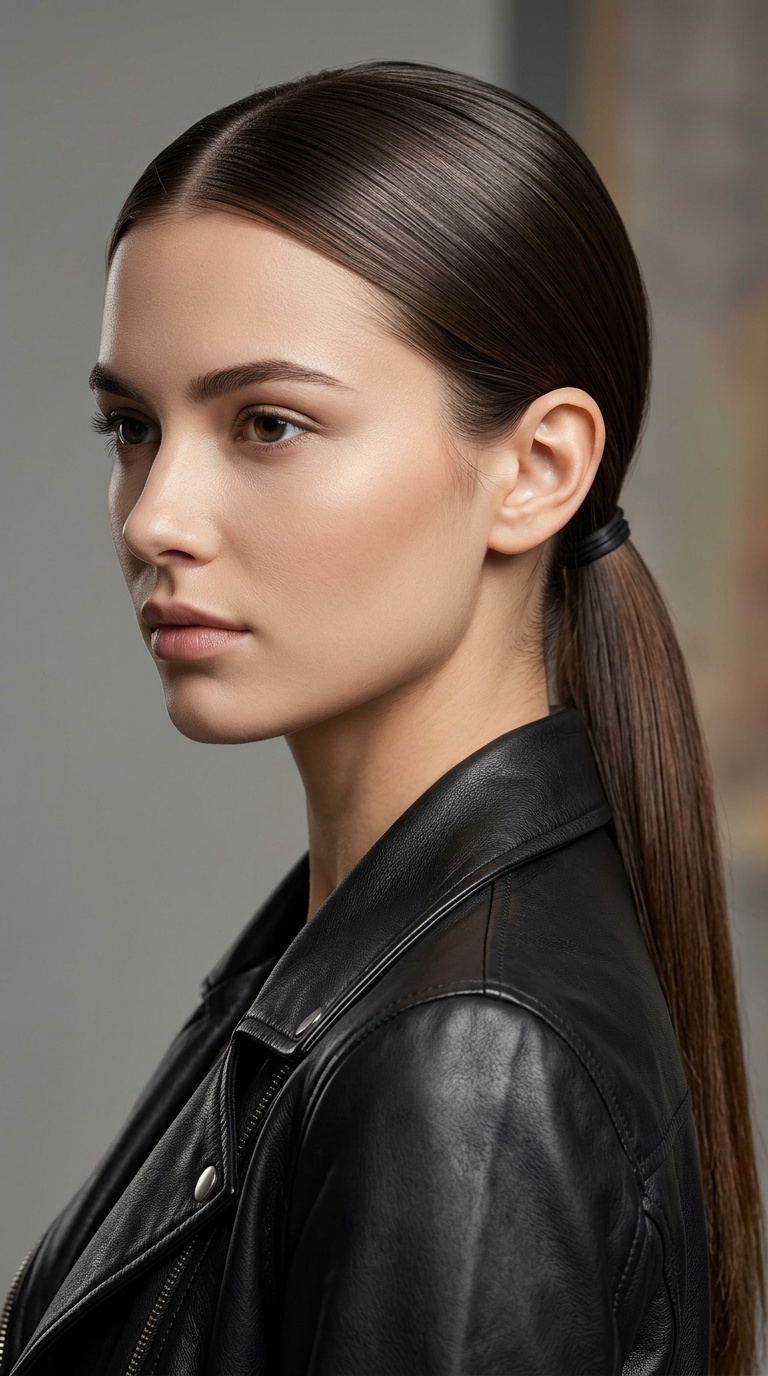 Low Sleek Ponytail