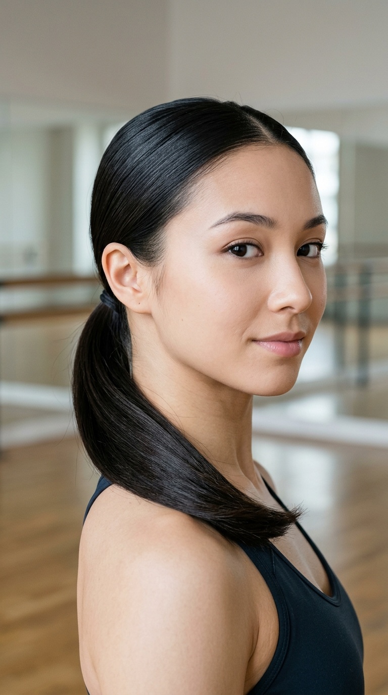Low Sleek Ponytail