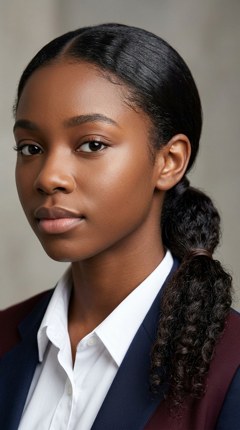 Low Sleek Ponytail