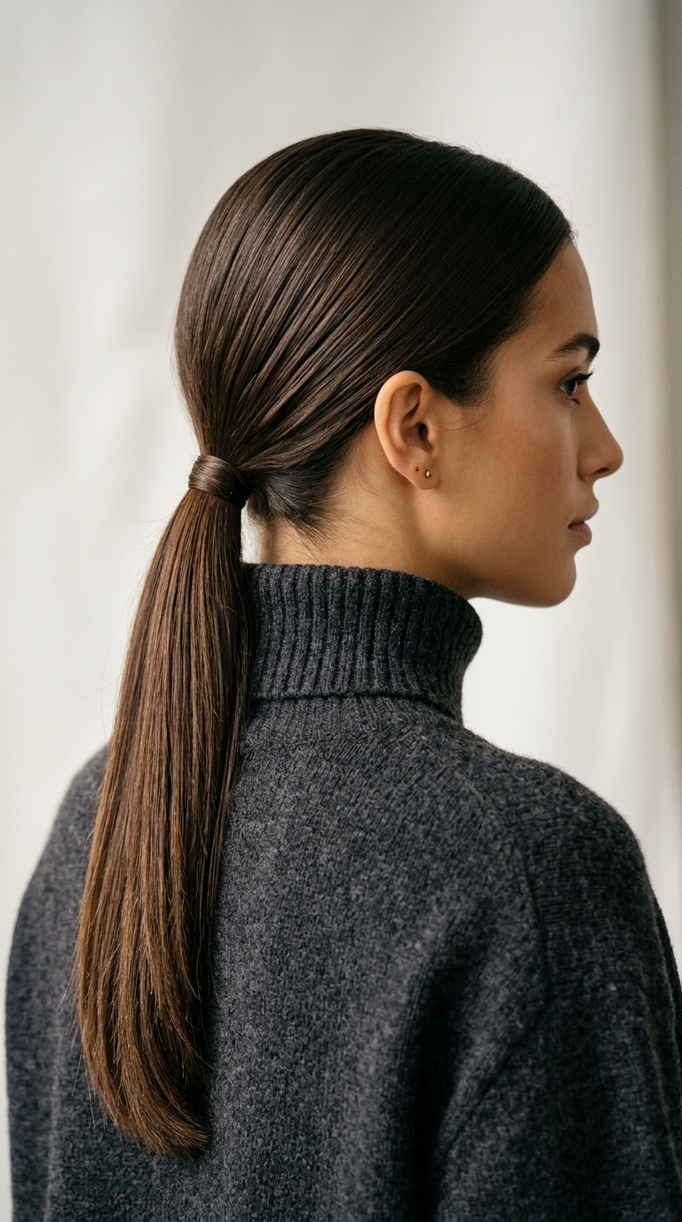 Low Sleek Ponytail