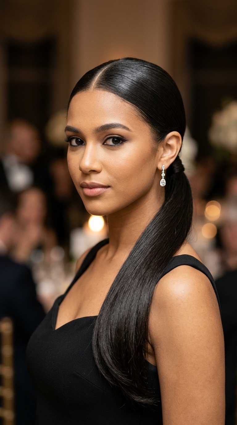 Low Sleek Ponytail