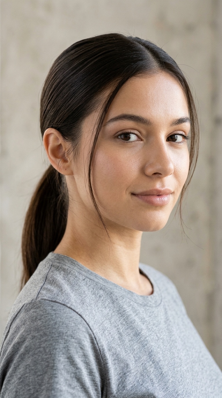 Low Sleek Ponytail
